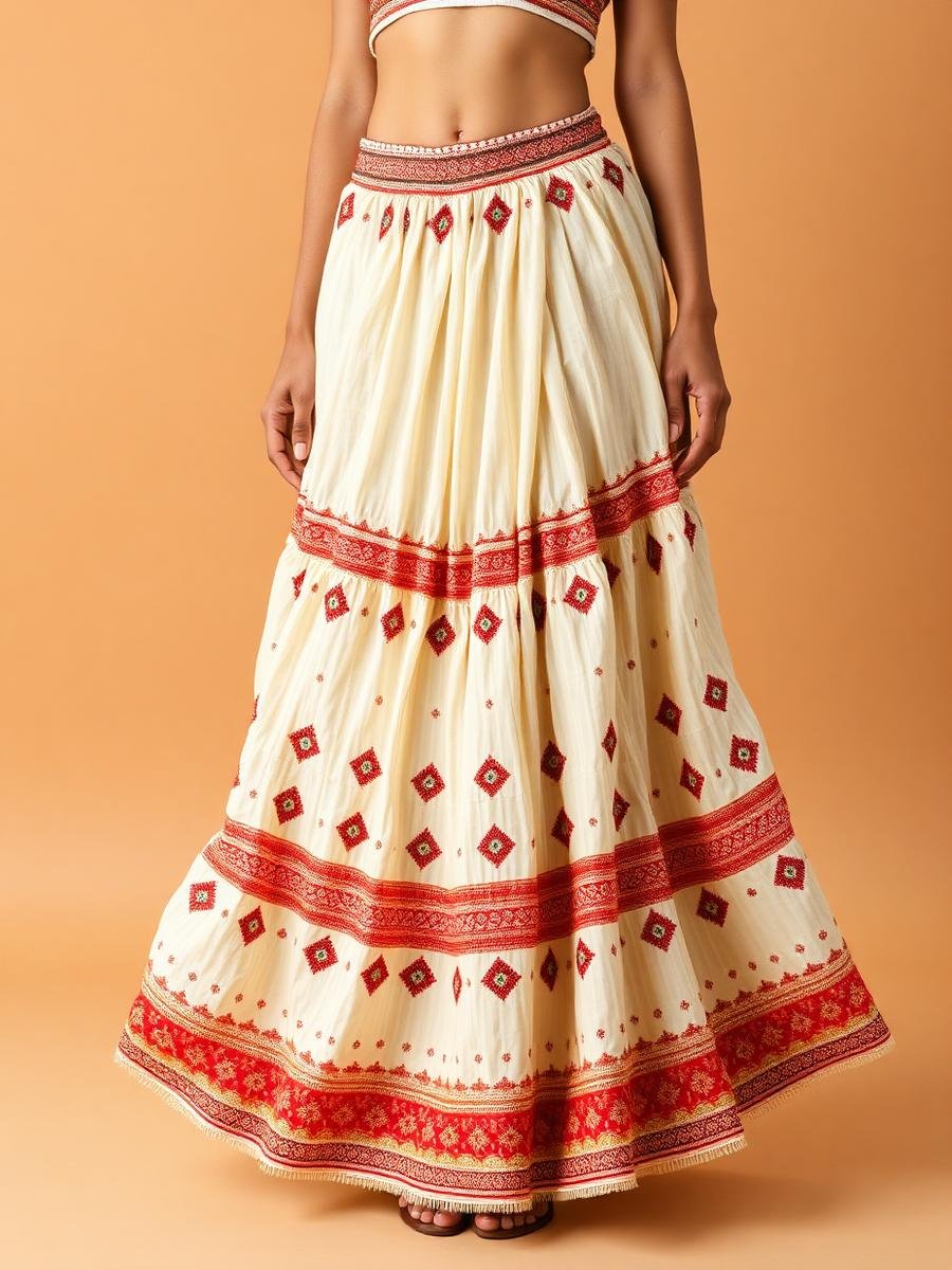Tribal Ghagra Skirt