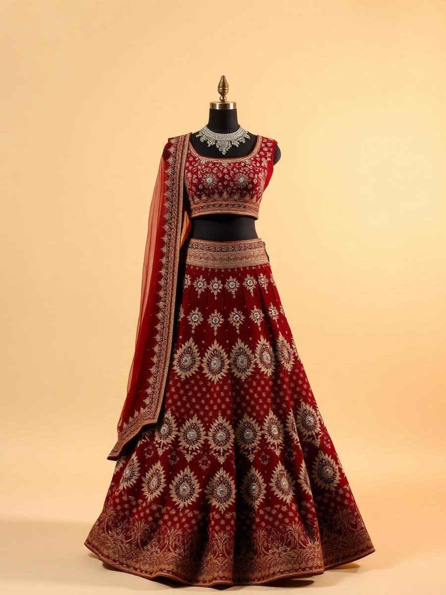 Royal Mirror Lehenga